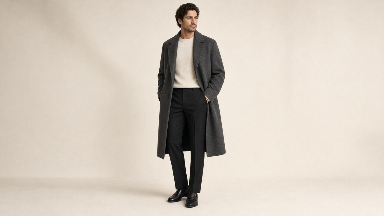 Charcoal overcoat