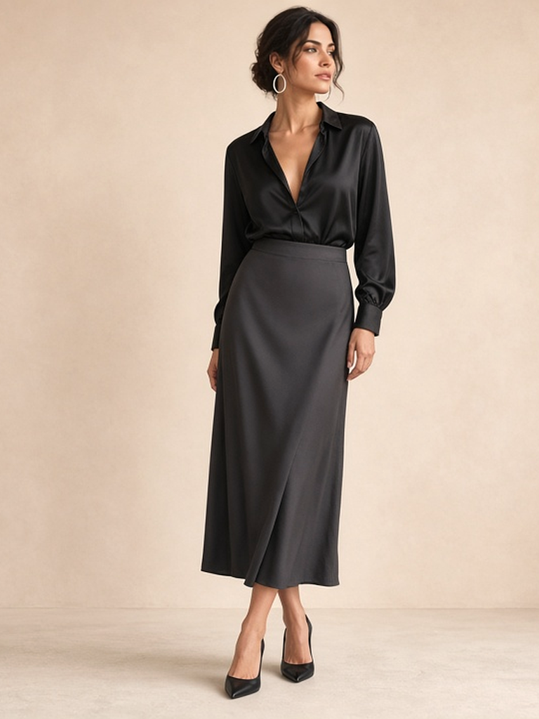 Wine satin night