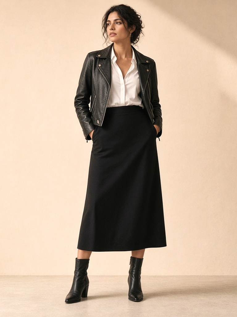 Olive knit trench