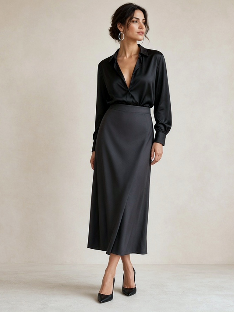 Ivory column coat