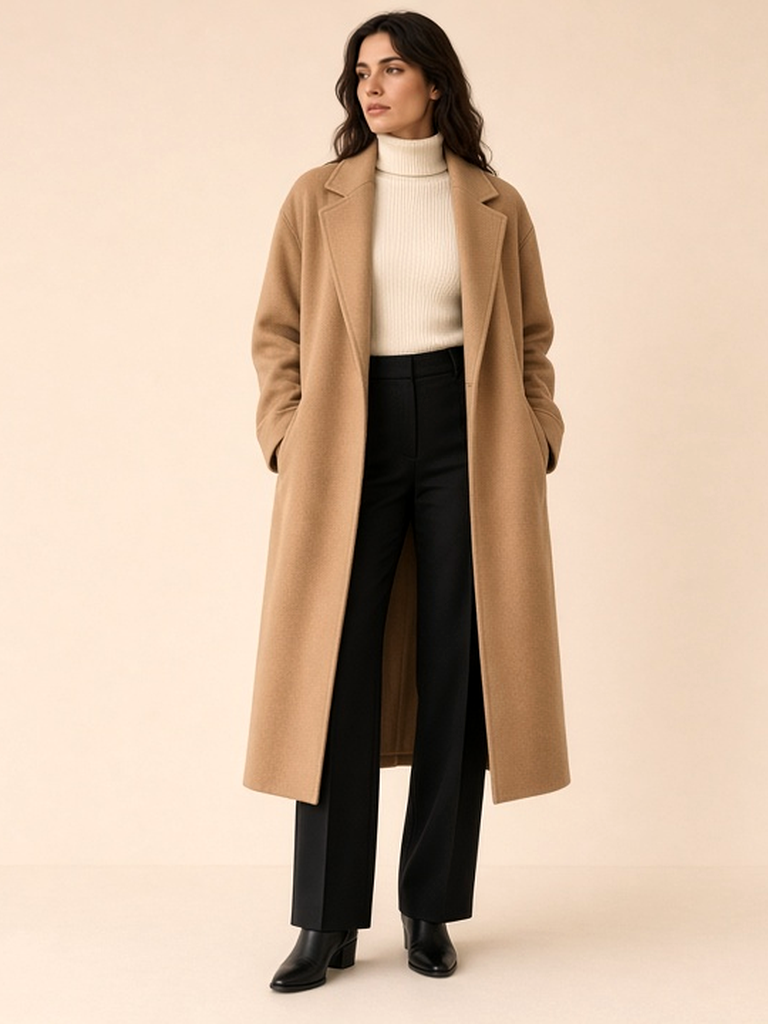 Ivory cashmere stack